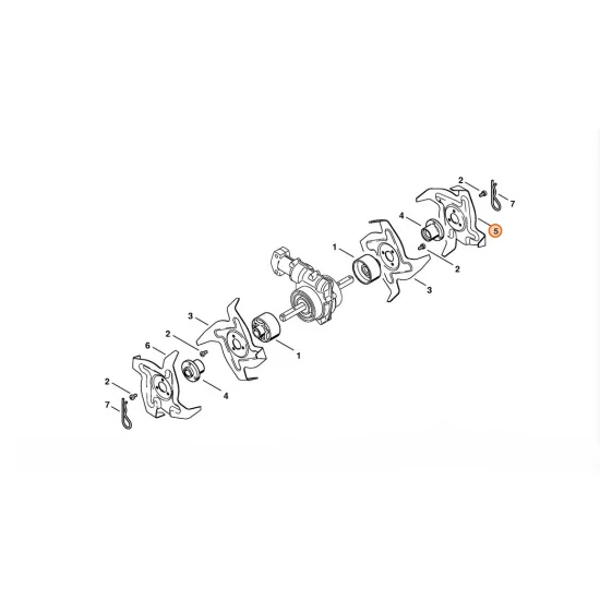 STIHL  Nóż gwiaździsty 4601 713 4000